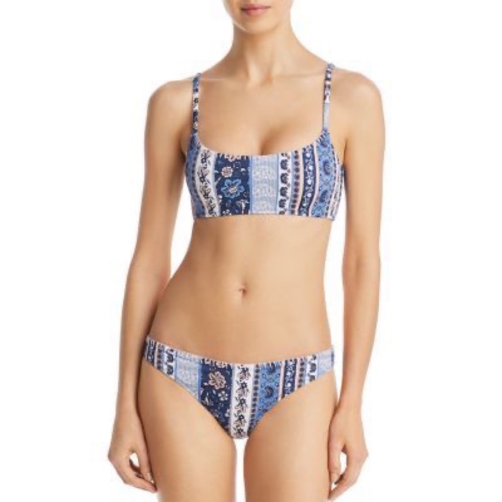 Minkpink Bounty Bikini Swimsuit Set Blue